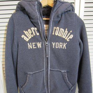 ABERCROMBIE FAUX FUR LINED HOODIE